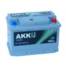 Автомобильный  аккумулятор AKKU STANDART  75 А/ч обр/п. (57512)