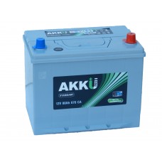 Автомобильный  аккумулятор AKKU STANDART 80 А/ч обр/п. (80D26L)