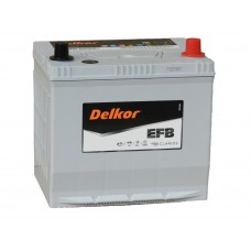 Автомобильный аккумулятор DELKOR EFB  70 А/ч обр/п. (95D23L)