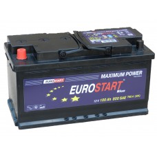 Автомобильный аккумулятор EUROSTART 100 А/ч п/п.