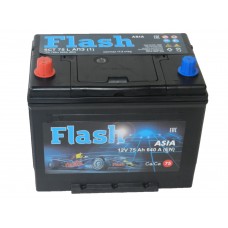 Автомобильный аккумулятор FLASH 75 А/ч Азия(Казахстан)
