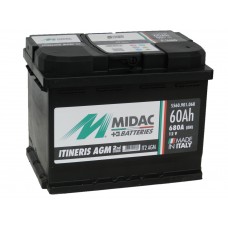 Автомобильный  аккумулятор MIDAC AGM 60 А/ч обр/п.