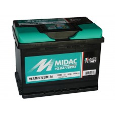 Автомобильный  аккумулятор MIDAC 62 А/ч п/п.