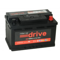 Автомобильный аккумулятор RIDER Drive 75 А/ч обр/п. низкий