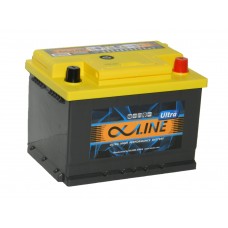 Автомобильный  аккумулятор AlphaLINE ULTRA (DELKOR) 62 А/ч обр/п. (56200) 