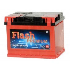 Автомобильный аккумулятор FLASH PREMIUM 60 А/ч (г. Елабуга)