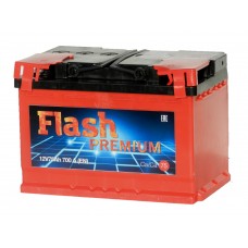 Автомобильный аккумулятор  FLASH PREMIUM 75 А/ч (г. Елабуга)
