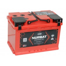 Автомобильный  аккумулятор NURBAT (Exide) 75 А/ч п/п.