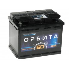 Автомобильный аккумулятор ОРБИТА 60 А/ч