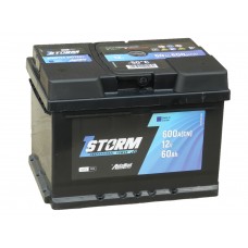 Автомобильный аккумулятор STORM 60 А/ч(низкий)