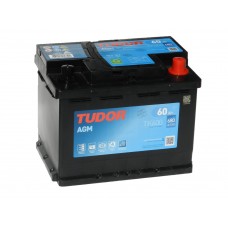Автомобильный аккумулятор TUDOR  60 А/ч AGM (EXIDE)