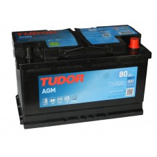Автомобильный аккумулятор TUDOR  80 А/ч AGM(EXIDE)