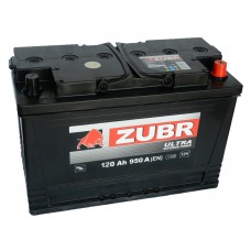 Автомобильный аккумулятор ZUBR Professional 120 А/ч обр/п