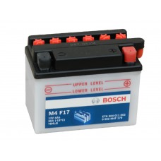 Мото аккумулятор BOSCH M4 F17 12В 4 А/ч (YB4L-B)