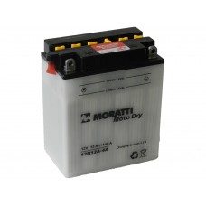 Мото аккумулятор MORATTI 12В 12 А/ч 12N12A-4A