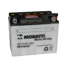 Мото аккумулятор MORATTI 12В 12 А/ч YB12B-B2