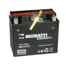 Мото аккумулятор MORATTI 12В 10 А/ч AGM MEP12X12