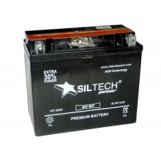 Мото аккумулятор SILTECH 12В 20 А/ч AGM YTX20L-BS